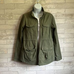 Columbia Army Green Utility Jacket - Size Small
